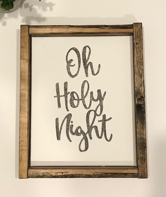 141 ($20) Sign - Oh Holy Night