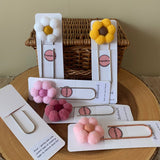 000 ($10) Forget BKnot - Felted Flower Bookmarks