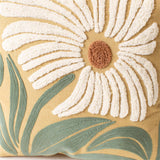 018 ($75) Pillow - Modern Impressions White Floral