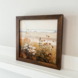 044 ($38) Wildflower Framed Sign