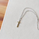 006 ($34) Mallory cross necklace
