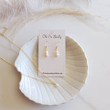 ($28) Dainty Pearl Earrings
