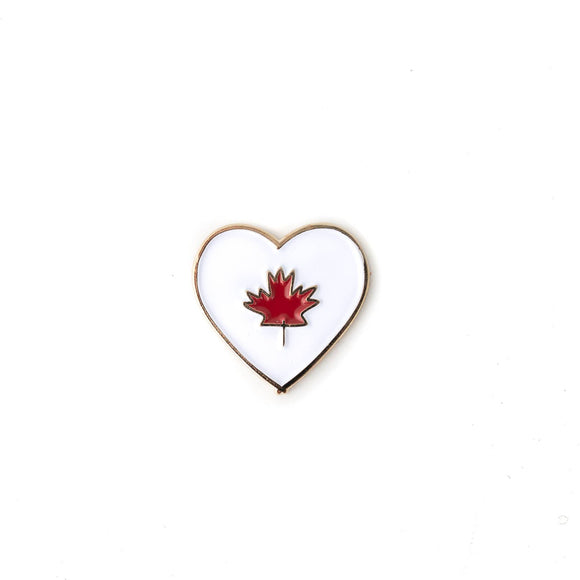 000 ($10) Canada Heart Enamel Pin