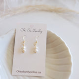 ($28) Dainty Pearl Earrings