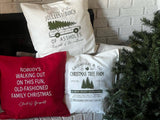 000 ($45) Rustic Girls - Christmas Vacation Pillows