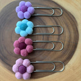 000 ($10) Forget BKnot - Felted Flower Bookmarks