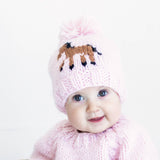 039 ($40) Pony Beanie Hat Blush - 6-24M