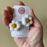 000($10) Forget BKnot - Flower Snap Hair Clips