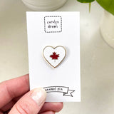 000 ($10) Canada Heart Enamel Pin