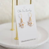 006 ($35) Esmeralda Crystal Cherry Blossom Earrings 