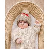 039 ($40-$42) Mushroom Hand Knit Beanie Hat