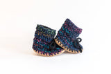 000 ($55-$58) Huddy Buddies - Wool Booties - Northern Lights