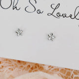 006 ($25) Oh So Lovely - Dana Tiny Flower Stud Earrings