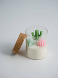 Cactus Candle | Soy Blend Candle: Coconut + Lime
