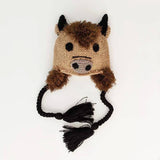 039 ($34) Buffalo Earflap Beanie Hat - 2-6yrs