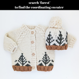039 ($40-$42) Forest Knit Beanie Hat Baby & Kids