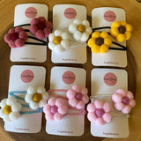 000($10) Forget BKnot - Flower Snap Hair Clips