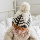 039 ($40-$42) Forest Knit Beanie Hat Baby & Kids