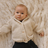 039 ($68) Shawl Collar Natural Cardigan Sweater for Baby & Toddler