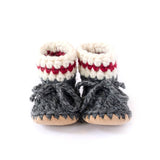 000 ($55-$58) Huddy Buddies - Wool Booties - Dark Lumberjack