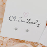 006 ($25) Oh So Lovely - Dana Tiny Flower Stud Earrings