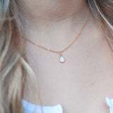 006 ($45) Opal Drop Necklace