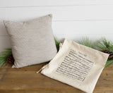 018 ($57) Pillow With Slip - Silent Night