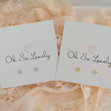 006 ($25) Oh So Lovely - Dana Tiny Flower Stud Earrings