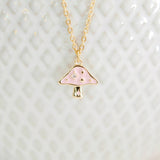 006 ($38) Field Mushroom Necklace 