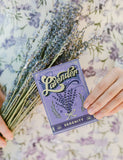 Seed Packet - Lavender Flowers (Serenity) - Gold Foil
