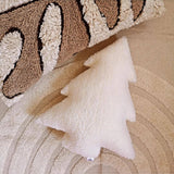 000 ($54) The Butter Flying - Winter Pine Tree Pillow