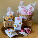 000($10) Forget BKnot - Flower Snap Hair Clips