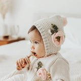 039 ($40) Natural Poppy Bonnet Baby & Kids
