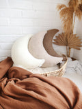 000 ($54) The Butter Flying - Sherpa Moon Pillows