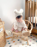 000 ($55-$58) Huddy Buddies - Wool Booties - Brown Owl