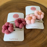 000($10) Forget BKnot - Flower Snap Hair Clips