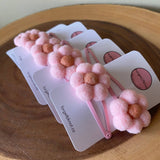 000($10) Forget BKnot - Flower Snap Hair Clips