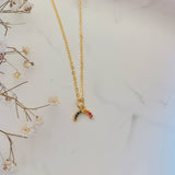 006 ($30) Over the Rainbow - Gold necklace