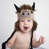 039 ($34) Buffalo Earflap Beanie Hat - 2-6yrs