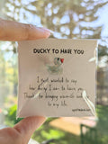 000 ($7) Ducky to Have You Card with Duck Figurine