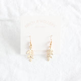 016 ($35) Elegant Leaf Earrings