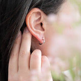 016 ($30) Heart Huggie Hoops