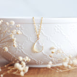 006 ($32) NADIA Mother of Pearl Charm Necklace