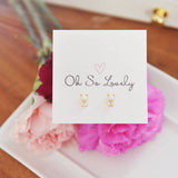 006 ($28) Lucy Opal Stud Earrings