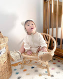 000 ($55-$58) Huddy Buddies - Wool Booties - Brown Owl