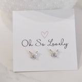 006 ($28) Leila Butterfly Stud Earrings