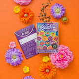 Seed Packet - Rainbow Zinnia Flowers (Pride) - Silver Foil