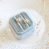 006 ($70) Lou Opal Daisy Stud Earrings 