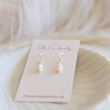 ($28) Dainty Pearl Earrings