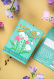 Seed Packet - Sweet Pea Flowers (Gratitude) - Gold Foil